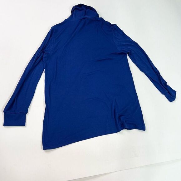 Universal Standard Foundation Turtleneck Top Womens Large Blue Long Sleeve - Picture 10 of 11